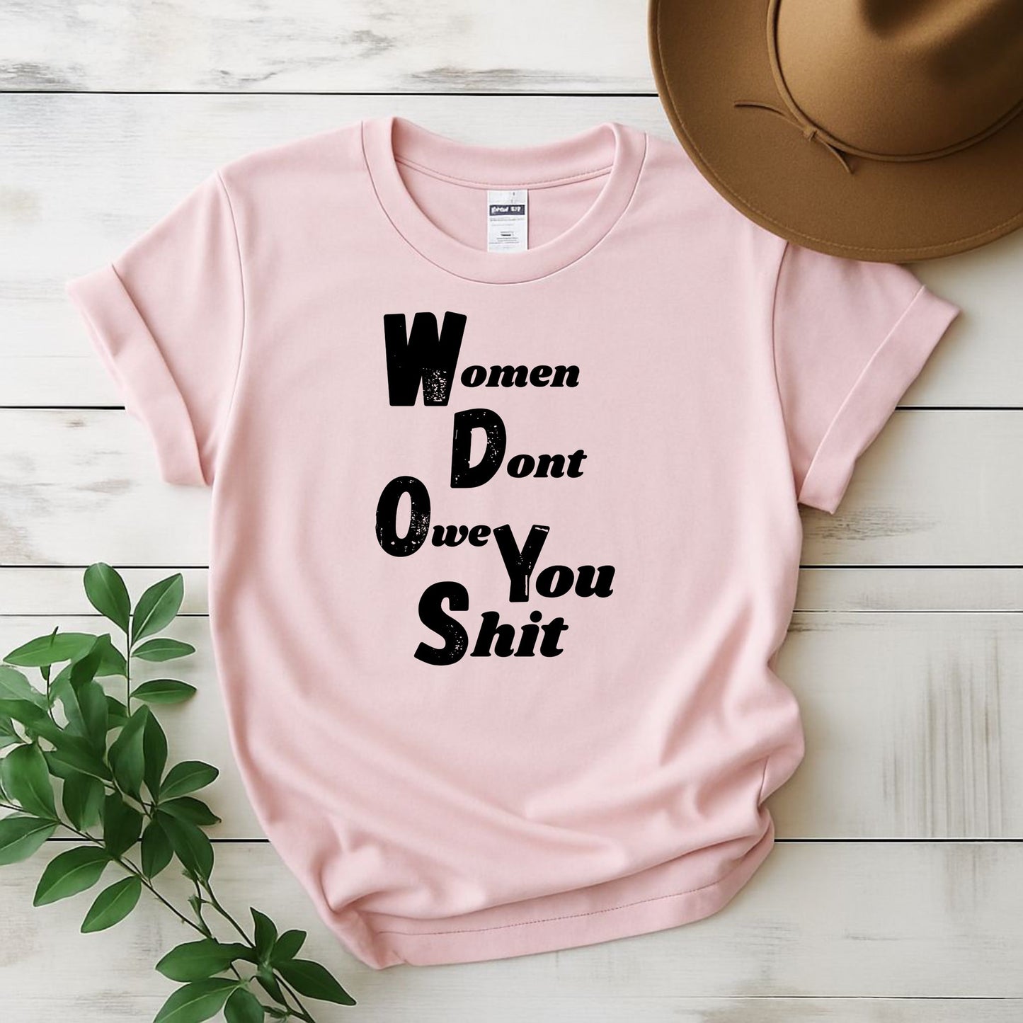 " Women dont owe you shit" Design